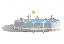 Каркасный бассейн INTEX Prism Frame Pool в форме круге 610х132 (26756)