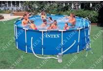 Каркасный бассейн круглый INTEX Metal Frame 457х122 (28242)