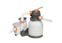 561FJ BestWay Каркасный бассейн круглый, 549х132см+фильтрнасос, лестница, тент