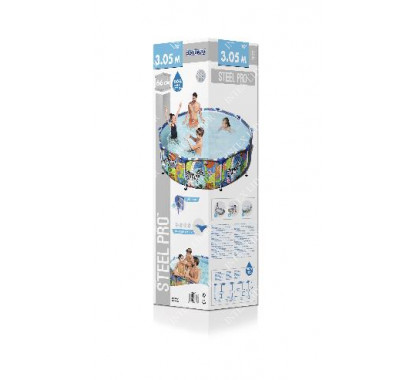 56985 Bestway Круглый каркасный бассейн 305х66см