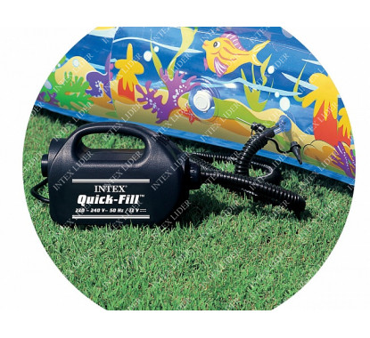 68609 Intex Электрический насос Quick-Fill Pump, 220/12V