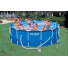 28242 Каркасный бассейн круглый INTEX Metal Frame 457х122+фильтр-насос картр. 3785 л/ч